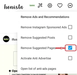 remove suggested pages 2