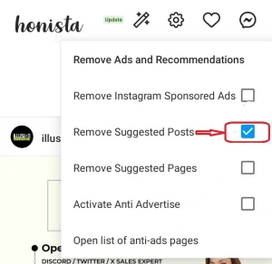 Remove Suggested Posts