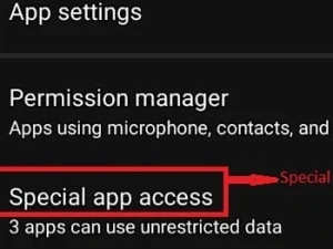 special app access