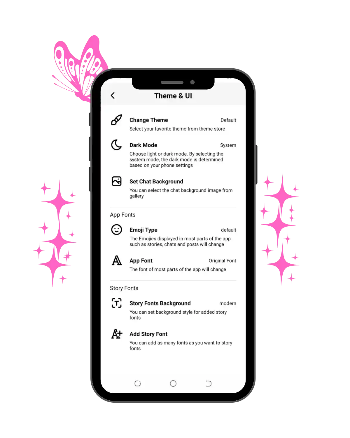 Custom themes